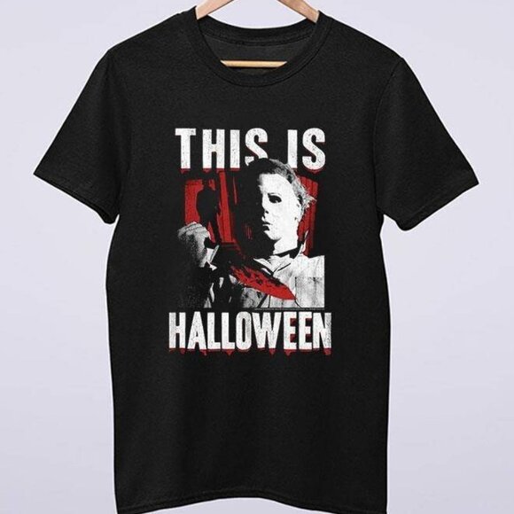 Michael Myers This Is Halloween Horror Movie Scary Character Graphic T-Shirt 166 - Picture 1 of 5